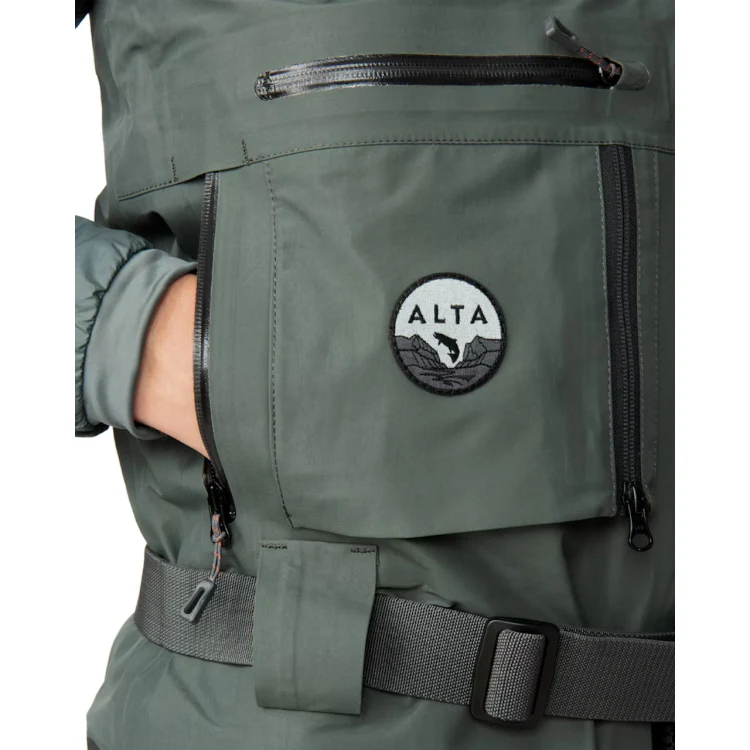 Guideline Alta NGx Zip Waders - Algae Green - Image 6