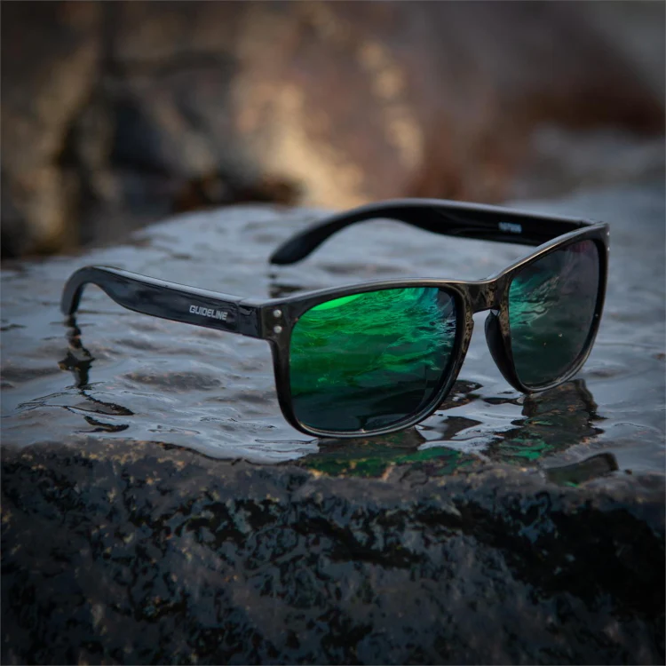 Guideline Coastal Sunglasses - Grey Lens Green Revo Coating - Image 2
