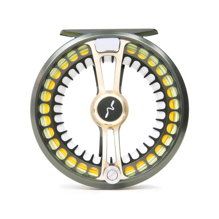 Guideline Fario LW Fly Reels - Dark Grey Green/Gold - Image 3