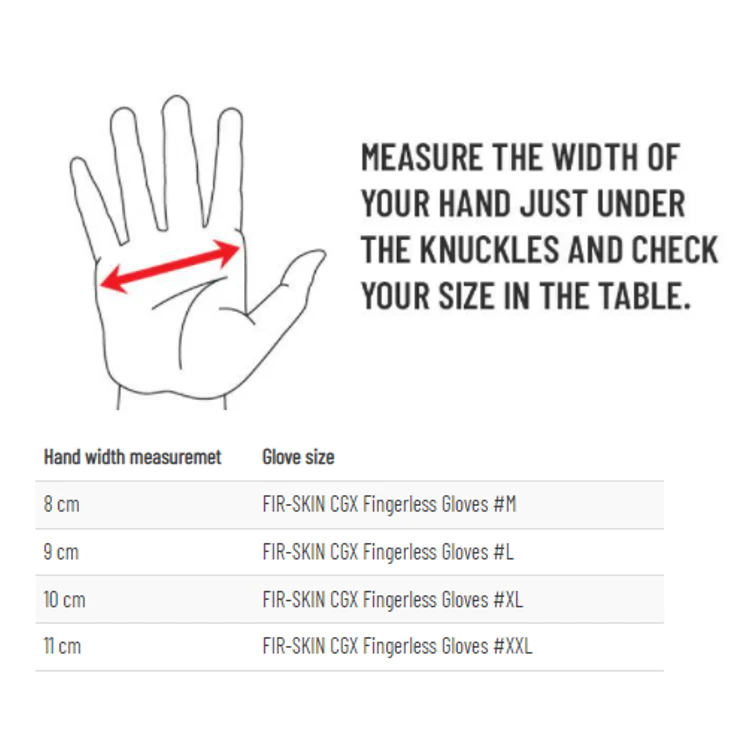 Guideline Fir-Skin Windproof Fingerless Gloves - Black - Image 2