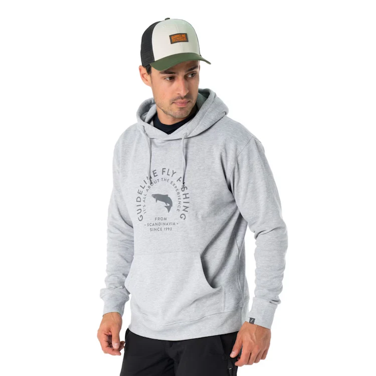 Guideline Scandi Hoodie - Light Grey Melange - Image 3