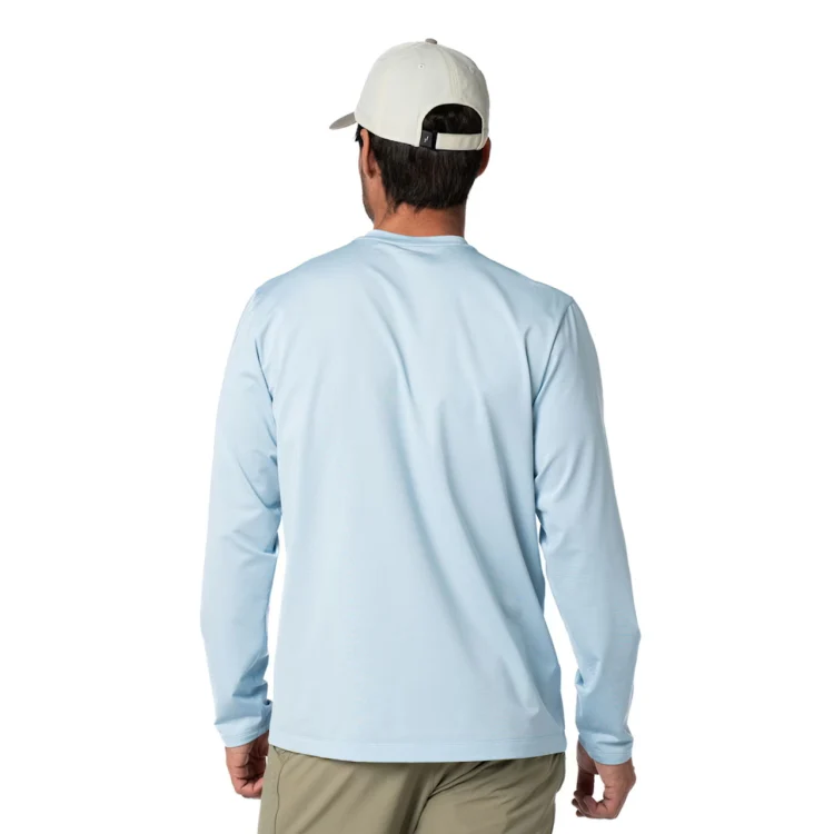 Guideline Sunwick Crew Neck Top - Tropic Blue - Image 2