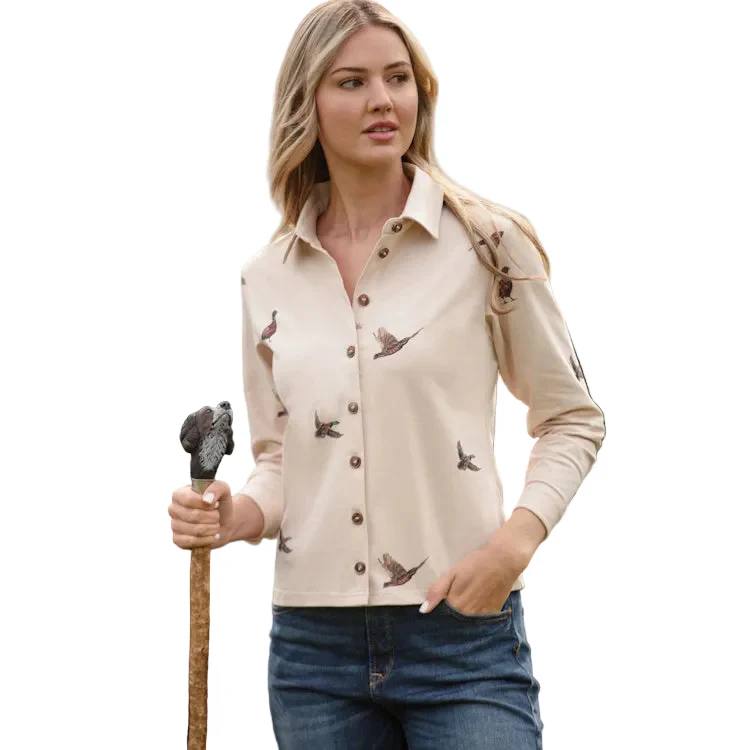 Gunner and Hound Ladies Wildfowl Country Shirt - Pheasant & Duck