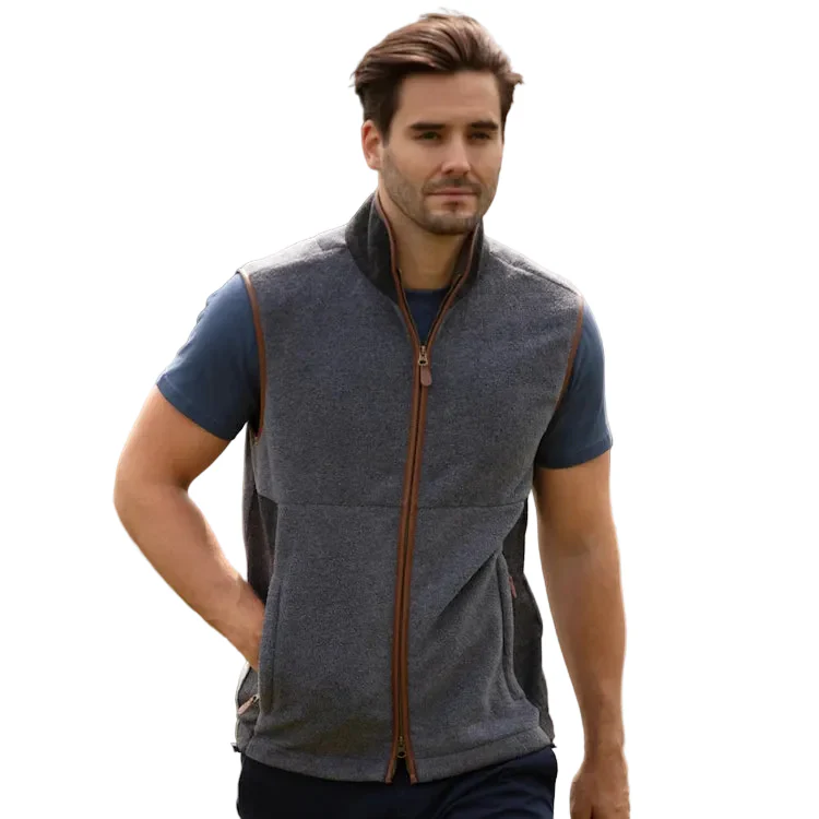 Gunner and Hound Tweed Incorporated Gilet - Slate Grey