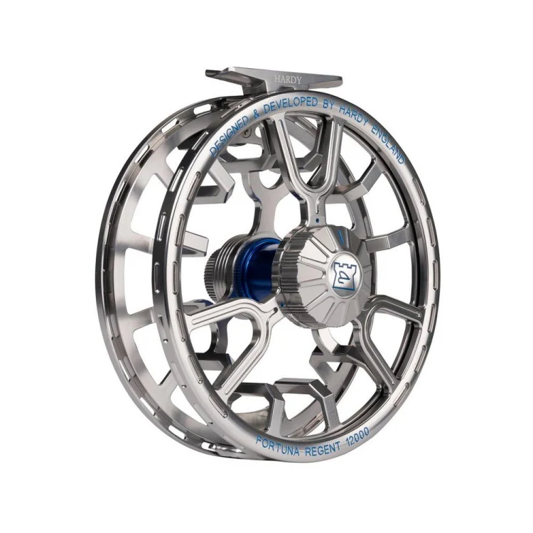 EX-DEMO Hardy Fortuna Regent Fly Reels - Grey Silver - Image 2