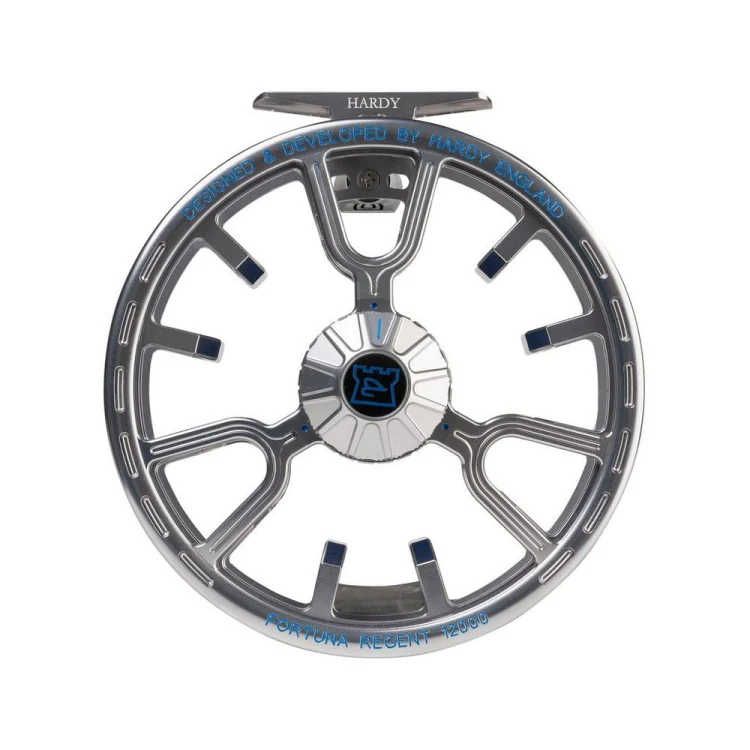EX-DEMO Hardy Fortuna Regent Fly Reels - Grey Silver - Image 4