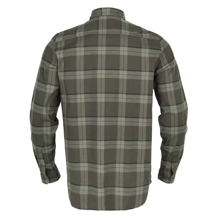 Harkila Fjell L/S Shirt - Green Check - Image 2