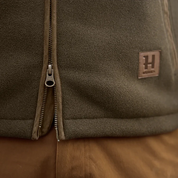 Harkila Sandhem Sherpa Fleece Jacket - Willow Green - Image 3