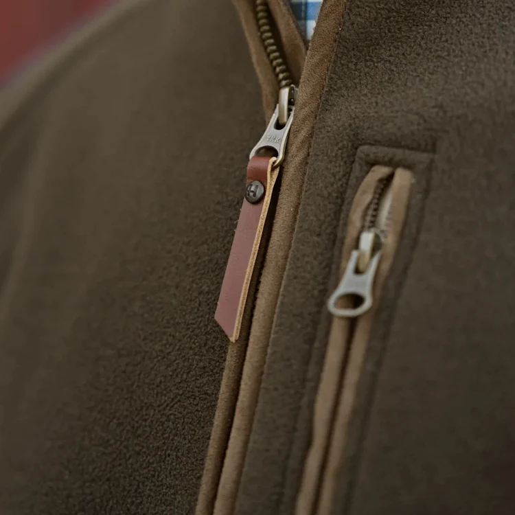 Harkila Sandhem Sherpa Fleece Jacket - Willow Green - Image 4