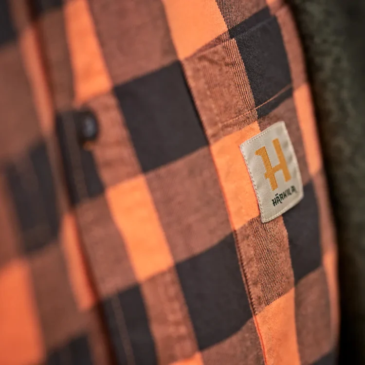 Harkila Scandinavian L/S Shirt - Mandarin Check - Image 5