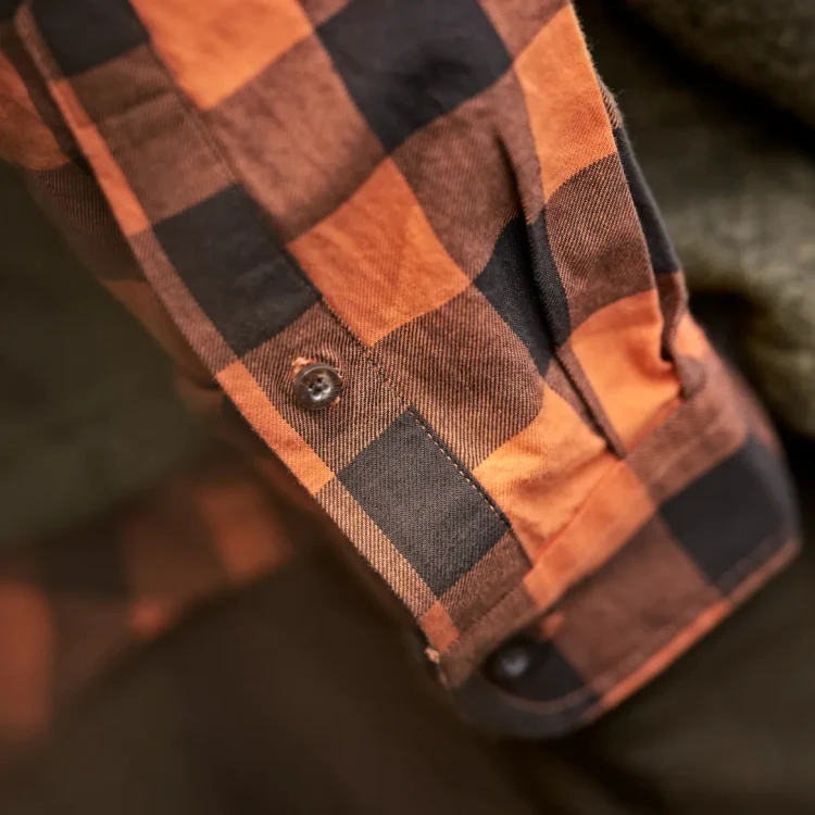 Harkila Scandinavian L/S Shirt - Mandarin Check - Image 6