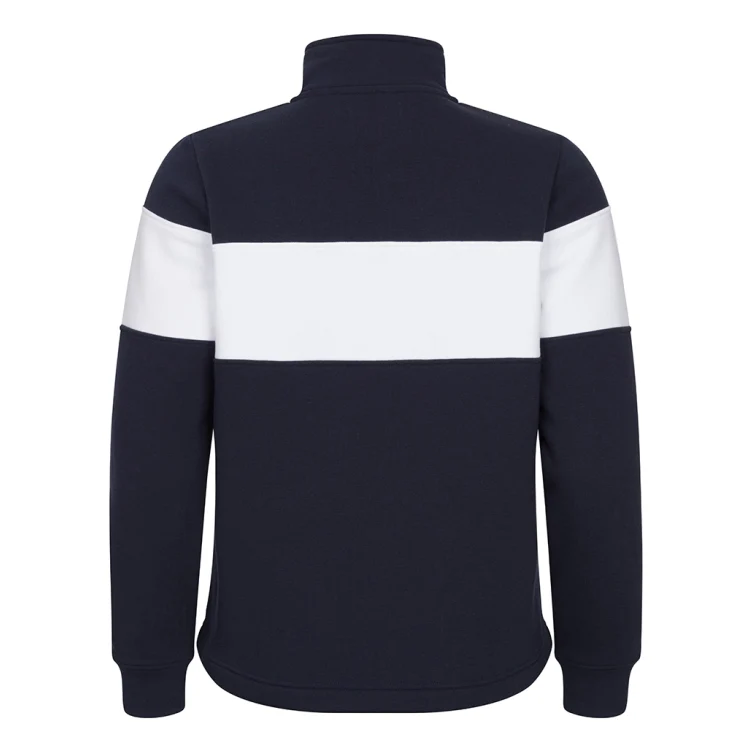 Hoggs of Fife Dumfries 1888 1/4 Zip Sweatshirt - Navy/White - Image 2