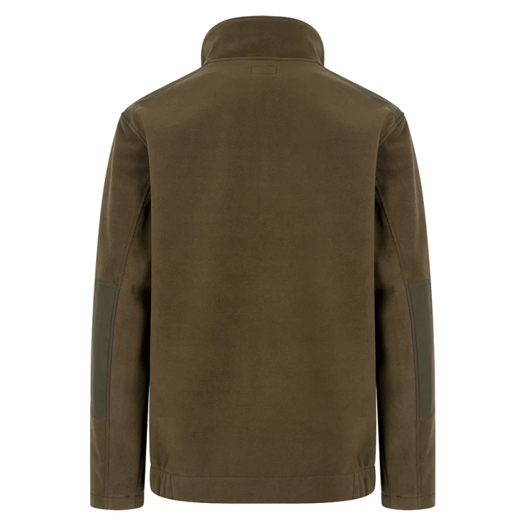 Hoggs of Fife Green King II 1/4 Zip Bonded Fleece - Green - Image 2