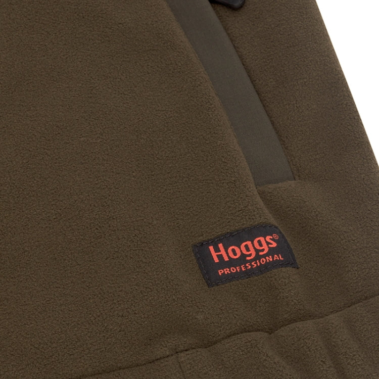 Hoggs of Fife Green King II 1/4 Zip Bonded Fleece - Green - Image 3