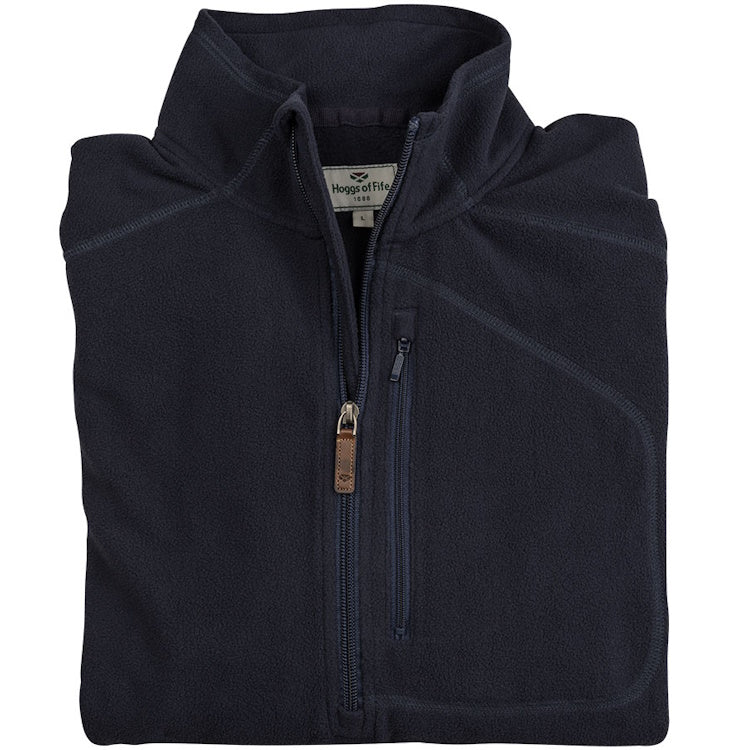 Hoggs of Fife Islander Techpro 1/4 Zip Fleece - Navy - Image 3