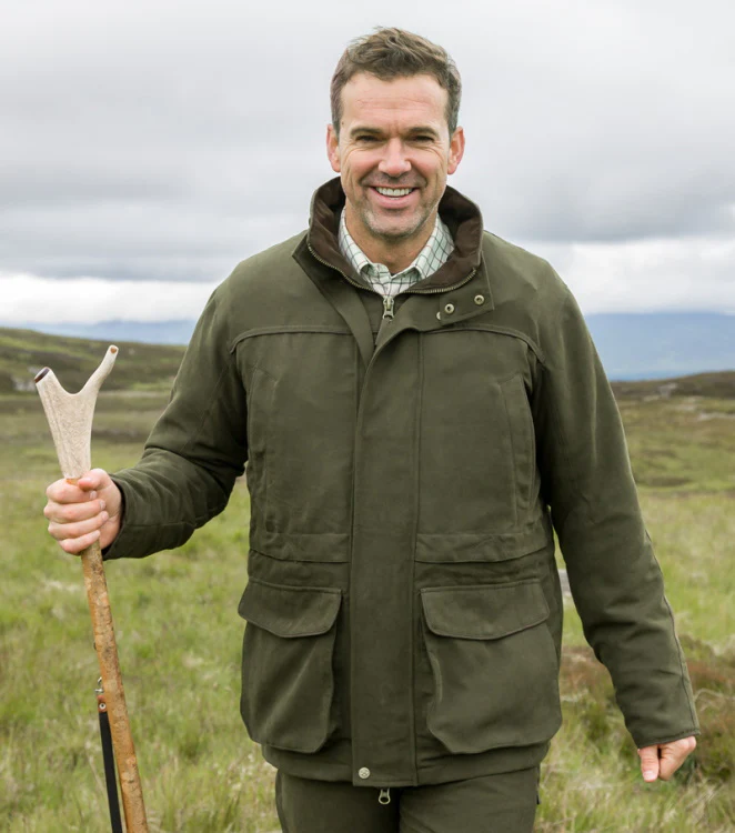 Hoggs of Fife Kincraig Field Waterproof Jacket - Olive Green - Image 2