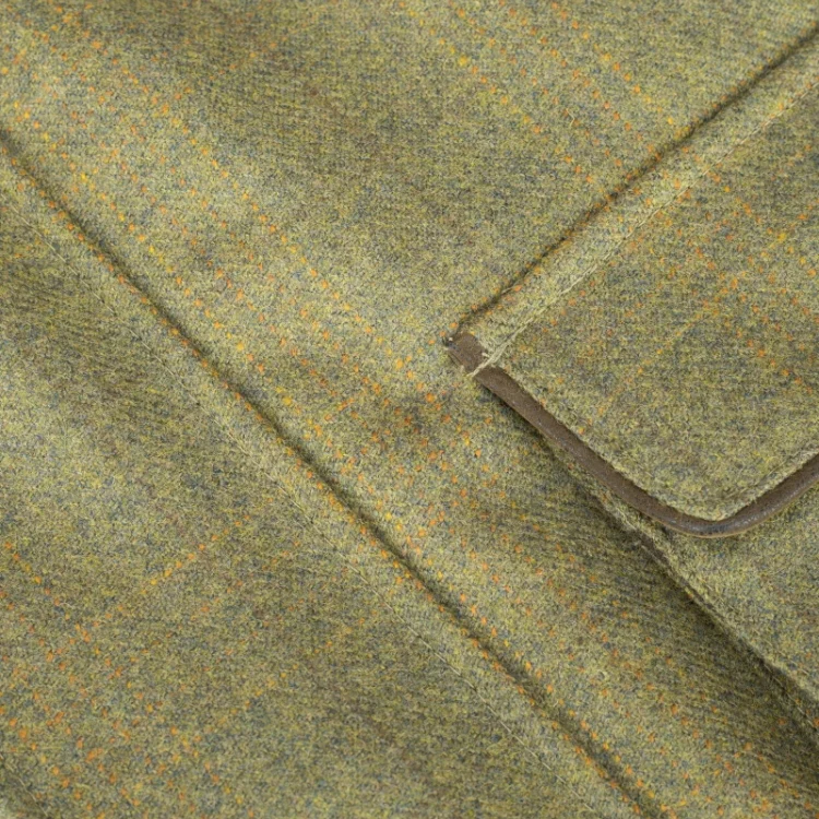Hoggs of Fife Kinloch Technical Tweed Field Coat - Autumn Bracken - Image 4