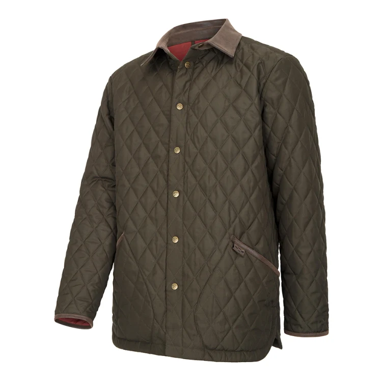 Hoggs of Fife Lochore Gents Quilted Jacket - Forest