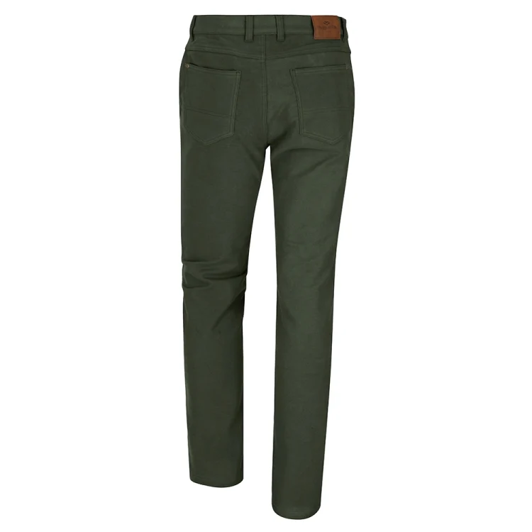 Hoggs of Fife Monarch II Moleskin Jeans - Dark Olive - Image 2