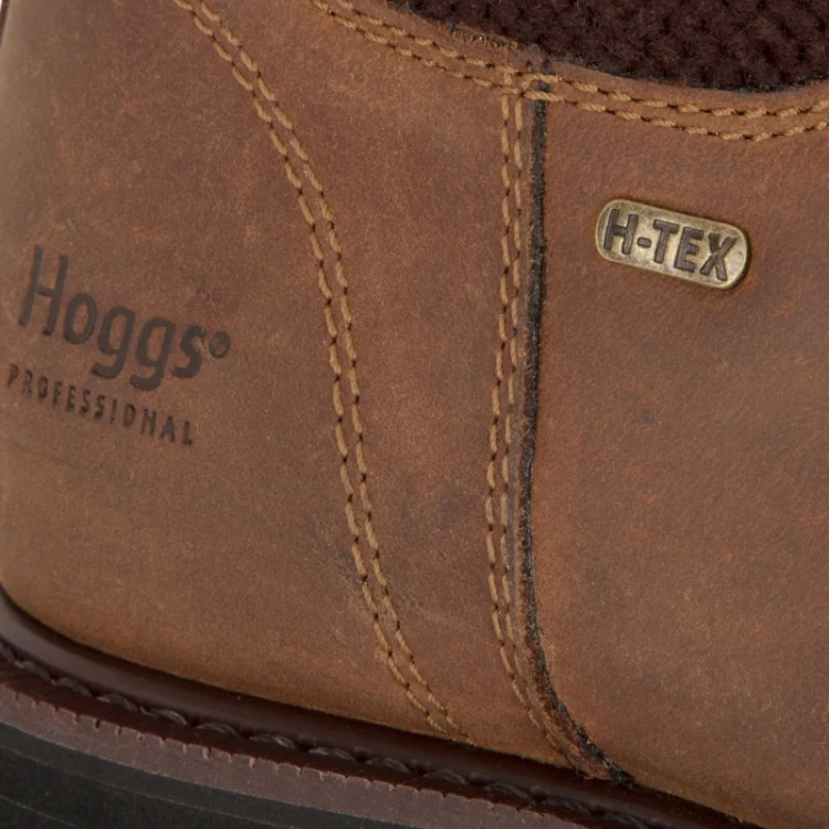 Hoggs of Fife Shire Pro Waterproof Dealer Boots - Crazy Horse Brown - Image 5