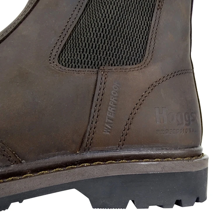 Hoggs of Fife Zeus Safety Dealer Boots - Crazy Horse Brown - Image 3