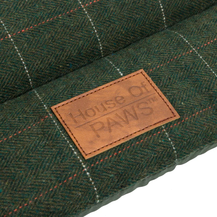 House of Paws Green Tweed Crate Mat - Image 3