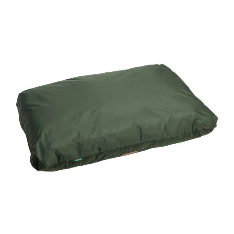 House of Paws Green Tweed Cushion Dog Bed - Image 2
