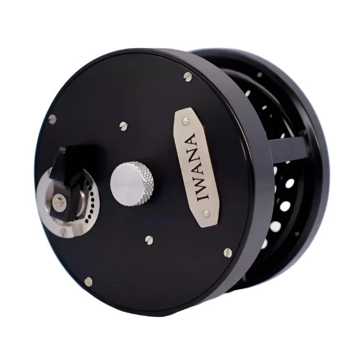 Iwana Retro Salmon Reel - Black - Image 2