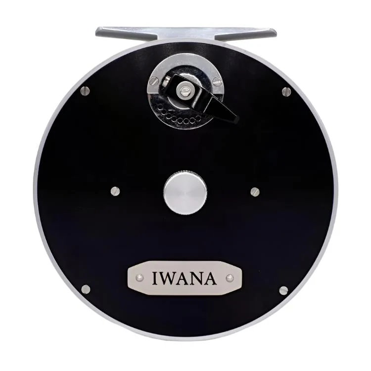 Iwana Retro Salmon Reel - Black - Image 3