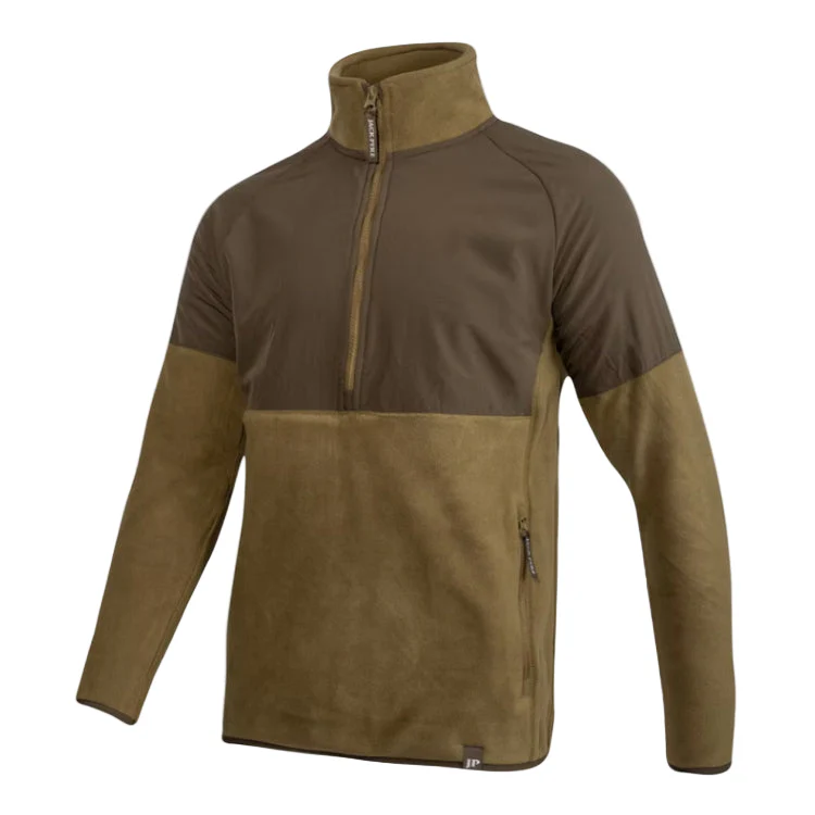 Jack Pyke Bleasdale Half Zip Fleece Top - Dark Mustard - Image 2