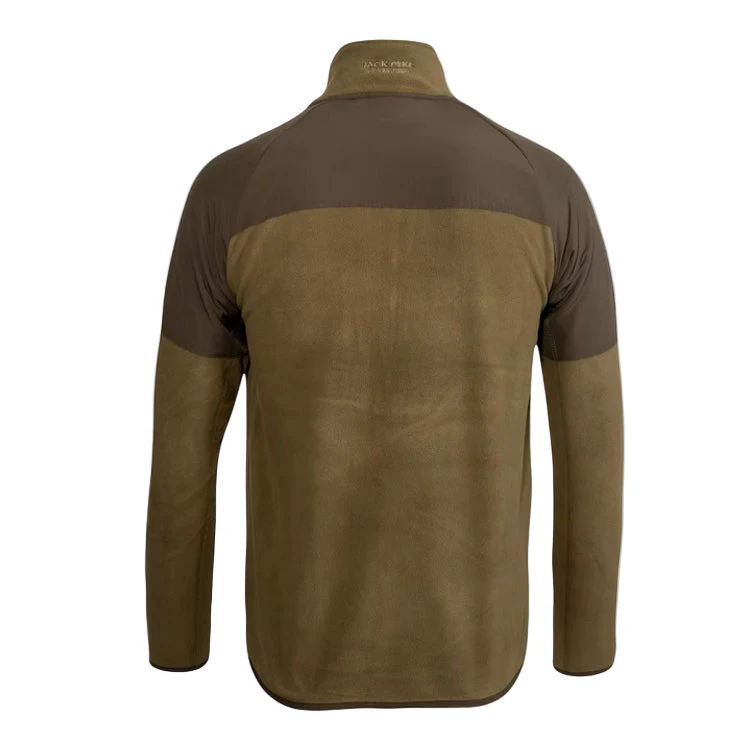 Jack Pyke Bleasdale Half Zip Fleece Top - Dark Mustard - Image 4