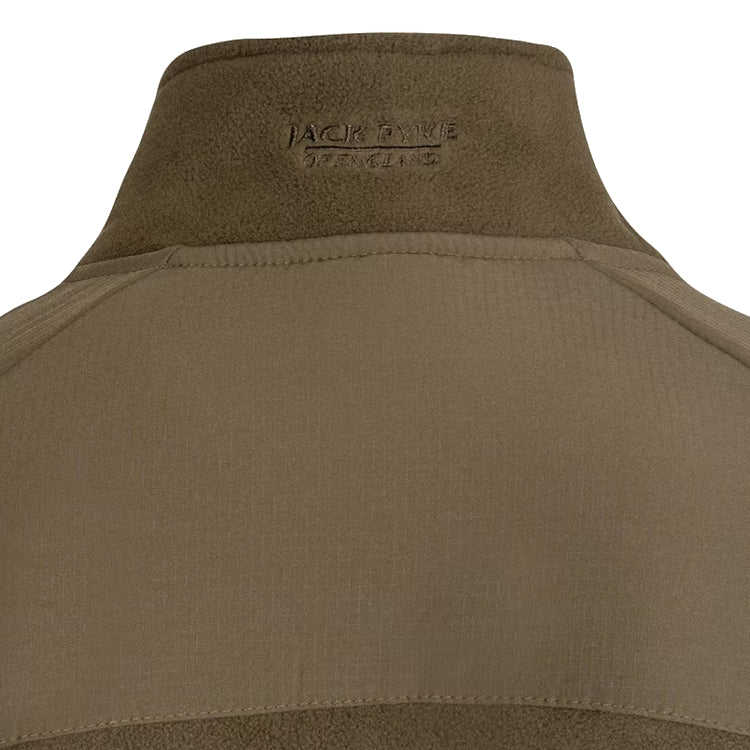 Jack Pyke Bleasdale Half Zip Fleece Top - Dark Olive - Image 4