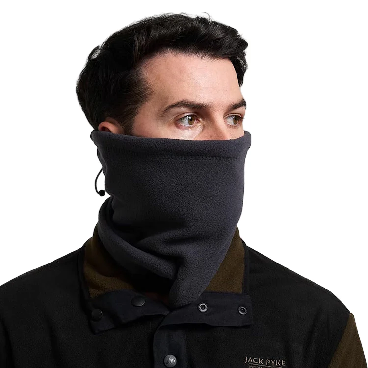 Jack Pyke Country Fleece Neck Gaiter - Charcoal - Image 3