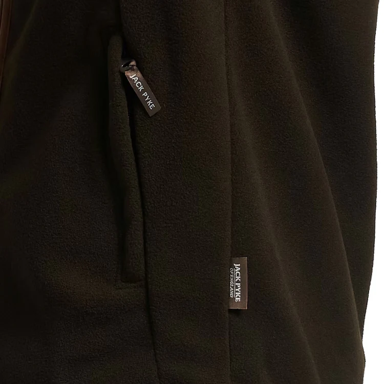 Jack Pyke Countryman Fleece Gilet - Dark Olive - Image 7