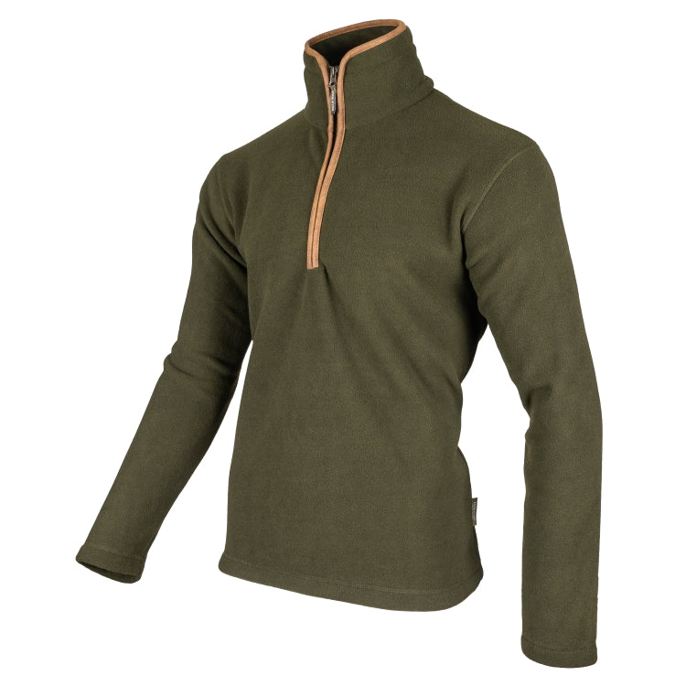 Jack Pyke Countryman Fleece Pullover - Dark Olive - Image 3