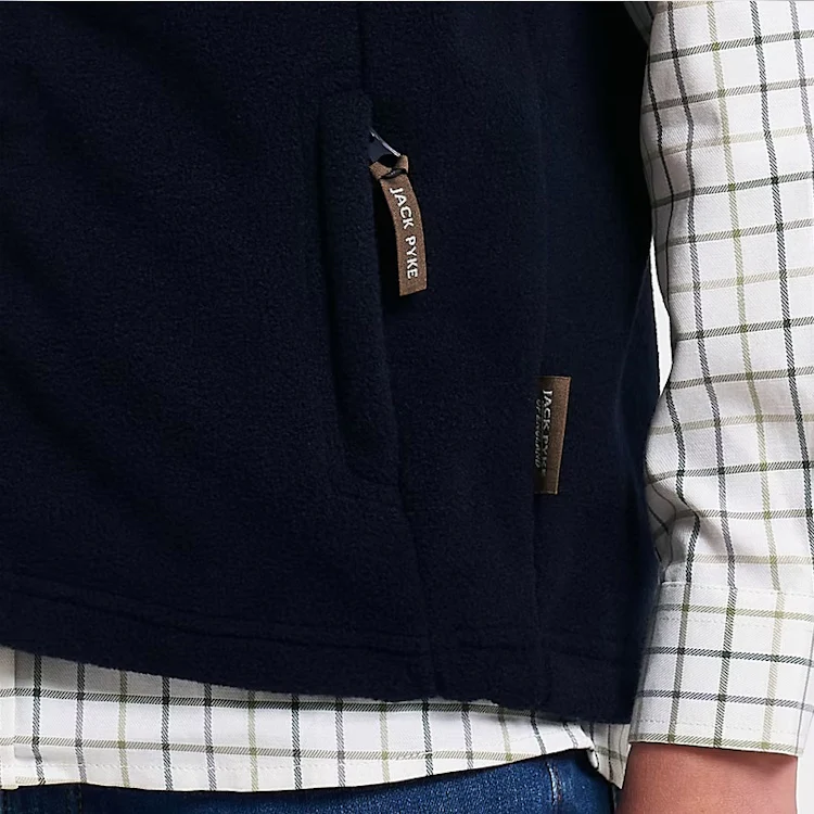 Jack Pyke Junior Countryman Fleece Gilet - Navy - Image 5
