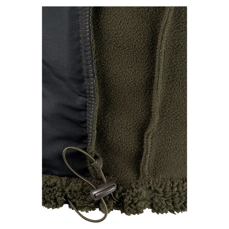 Jack Pyke Junior Sherpa Fleece Gilet - Dark Olive - Image 6