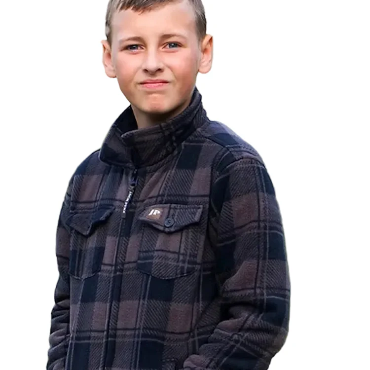 Jack Pyke Junior Tundra Shirt - Brown Check - Image 2