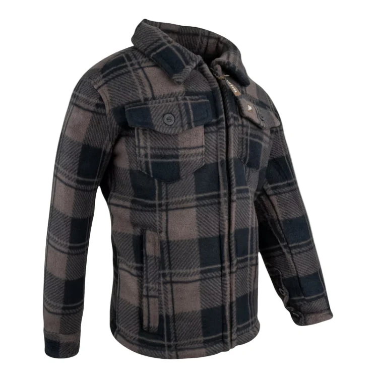 Jack Pyke Junior Tundra Shirt - Brown Check - Image 3