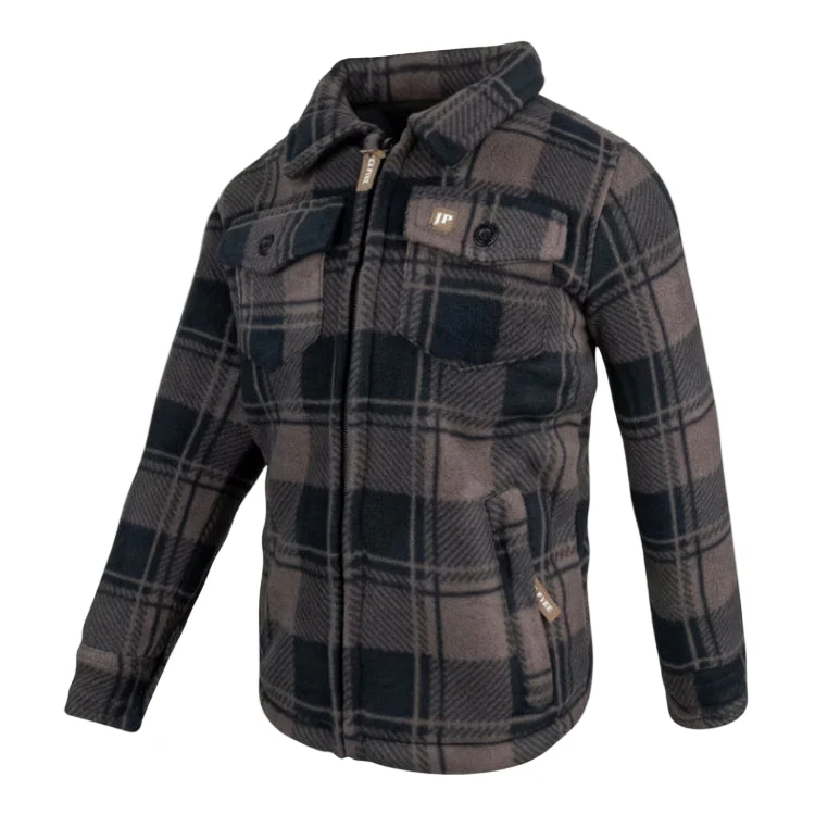 Jack Pyke Junior Tundra Shirt - Brown Check - Image 4