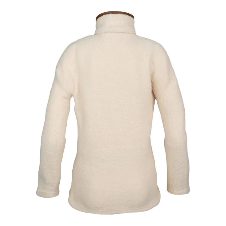 Jack Pyke Ladies 1/2 Zip Sherpa Fleece Pullover - Sail - Image 4