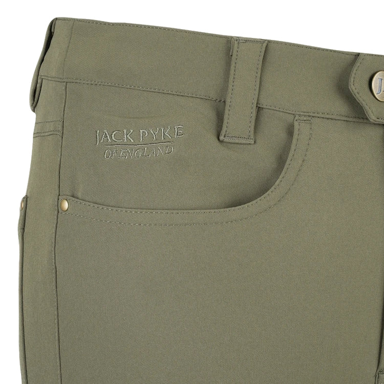 Jack Pyke Ladies Contour Stretch Pants - Olive - Image 5