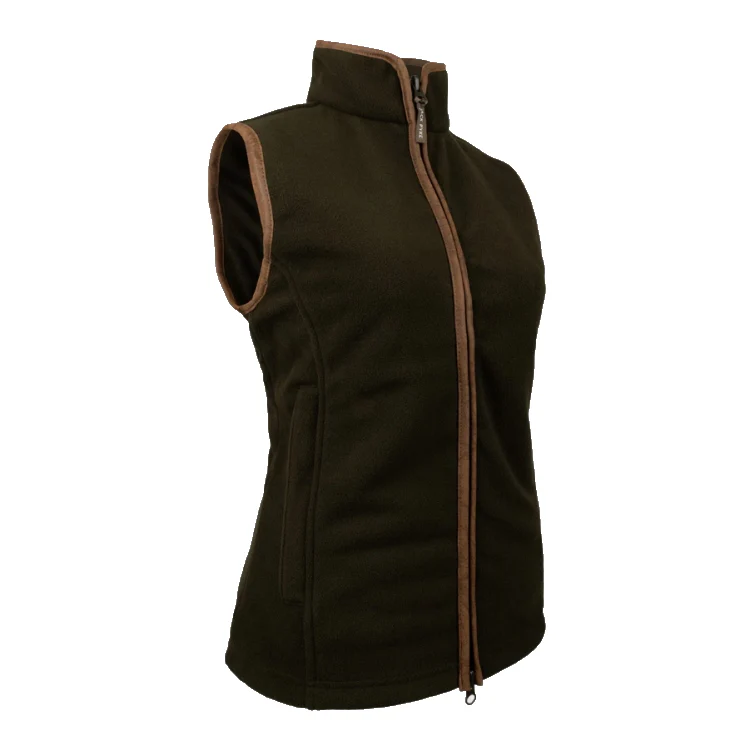 Jack Pyke Ladies Countryman Fleece Gilet - Dark Olive - Image 3