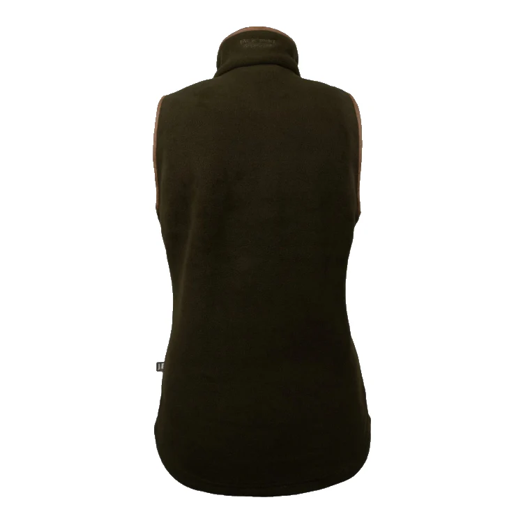 Jack Pyke Ladies Countryman Fleece Gilet - Dark Olive - Image 4