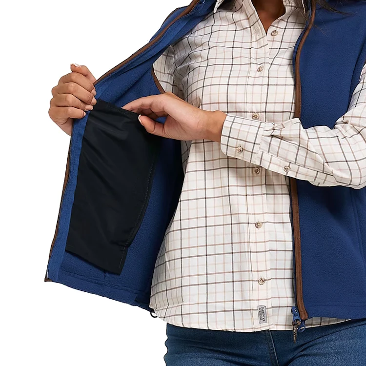 Jack Pyke Ladies Countryman Fleece Gilet - Denim - Image 4