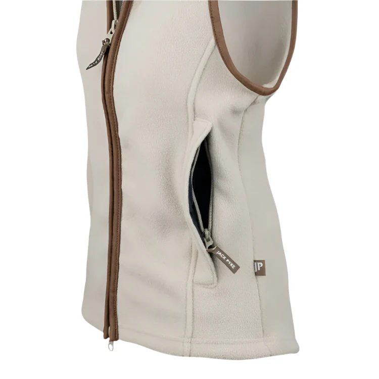 Jack Pyke Ladies Countryman Fleece Gilet - Mushroom - Image 5