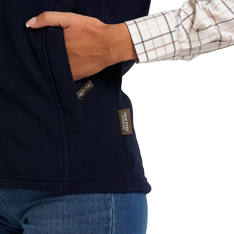 Jack Pyke Ladies Countryman Fleece Gilet - Navy - Image 5