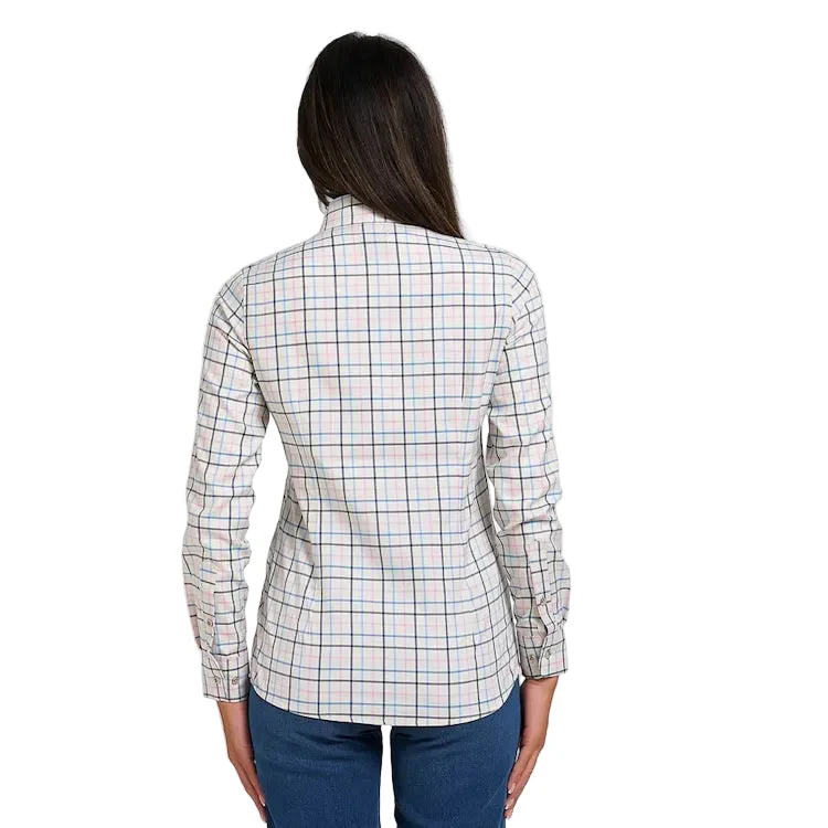 Jack Pyke Ladies Countryman Shirt - Large Check Navy - Image 2