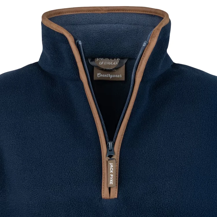 Jack Pyke Ladies Fleece Pullover - Navy - Image 3