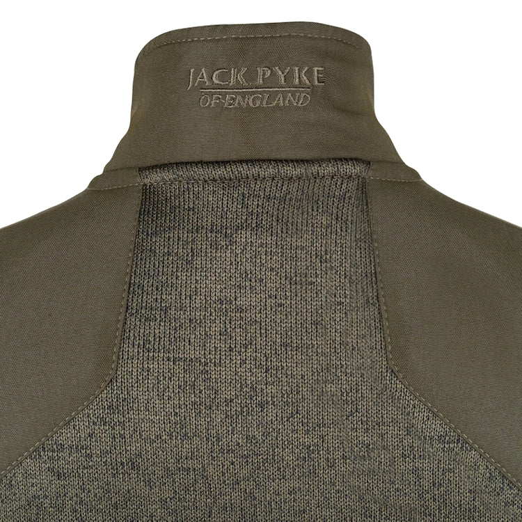 Jack Pyke Ladies Melange Fleece Gilet - Dark Olive - Image 4